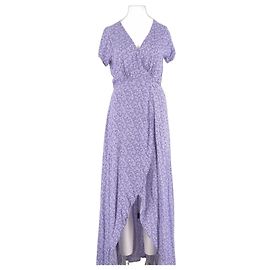 Autre Marque Vestido longo roxo AUGUSTE Roxo