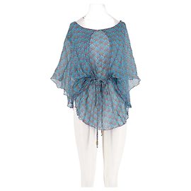 Autre Marque Blaues lockeres Oberteil POUPETTE ST BARTH Blau