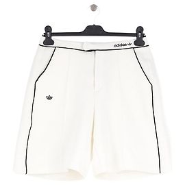 Adidas Baumwollshorts weiß Weiß