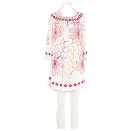 Autre Marque Vestido mini branco POUPETTE ST BARTH Branco