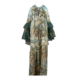 Autre Marque F.R.S FOR RESTLESS SLEEPERS Green Silk Dress Green