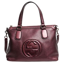 Gucci Borsa a tracolla Soho Tassel Burgundy Bordò