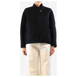 Soeur Black Windsor wool-blend jacket - size UK 8 Black