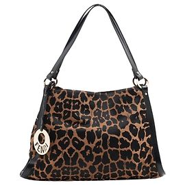 Fendi Borsa a tracolla leopardata marrone Marrone