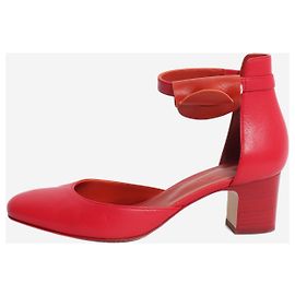 Hermès Rose Escarpins Baby 55 heels - size EU 37 Red
