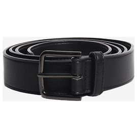 Autre Marque Cinturón de cuero negro Negro