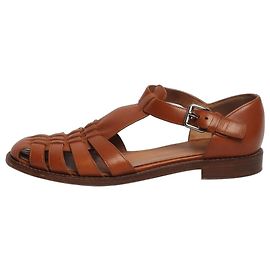 Church's Kelsey gewebte Leder-Sandalen Tan - size EU 38 Braun