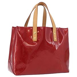 LOUIS VUITTON Monogram Vernis Reade PM Bag Pomme D'amour M91990 LV Autre