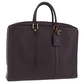 LOUIS VUITTON Taiga Porte Documents Voyage Bag Acajou M30635 LV Other
