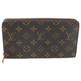 Cartera Larga Louis Vuitton Monogram Zippy Organizer Castaño