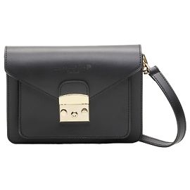 Autre Marque Maison Héritage Borsa a tracolla Vic in pelle nera Nero