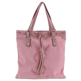 Borsa a Tracolla Tote Yves Saint Laurent Rive Gauche Rosa Rosa