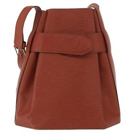 Louis Vuitton Vintage Sac d'Epaule Epi Leather PM Marron