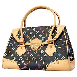 Louis Vuitton Monogram Multicolor Beverly GM Handbag Black