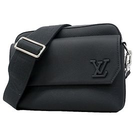 Louis Vuitton Aerogram Fast Line Shoulder Bag Navy blue