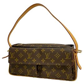 Louis Vuitton Monogram Vivacite MM Schultertasche Braun
