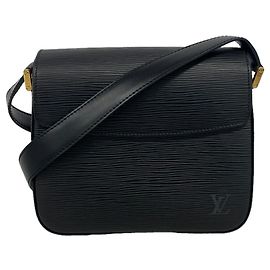 Sac à épaule Louis Vuitton Epi Bussy Noir