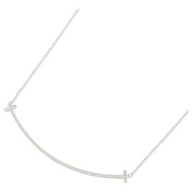 Autre Marque Tiffany & Co. T Smile Large Halskette Silber
