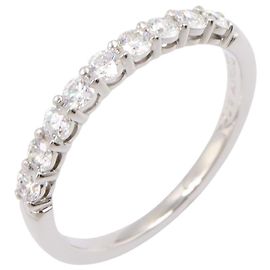 Autre Marque Anel Tiffany & Co. Forever Band em platina com diamantes Prata