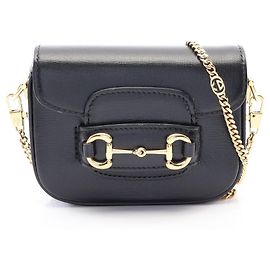 Borsa Gucci Horsebit 1955 Nano Nero