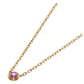 Cartier Damour Saphir Léger Pink Sapphire Necklace Other