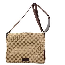 Sac à épaule Gucci 146236 GG Marron