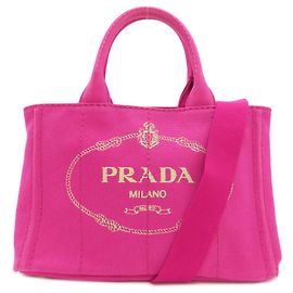 Bolso de mano Mini 2-Way Prada Canapa Rosa