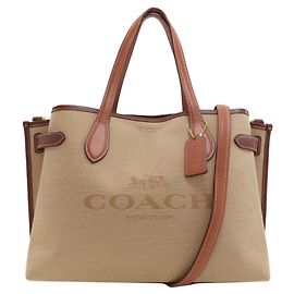 Coach CH189 Hannah Carryall 2-Way Tote Bag Brown