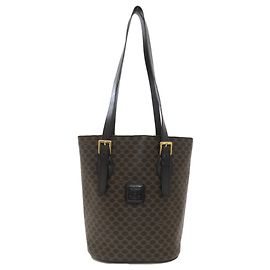 Céline Borsa Tote Celine Motivo Macadam Marrone Nero