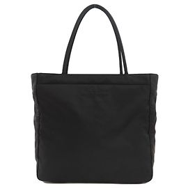 Prada Nylon Tote Bag Black Black