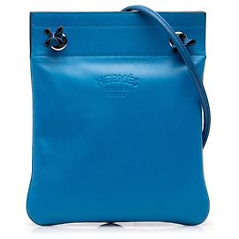 Bolsa Hermès Aline Mini Swift Azul Azul