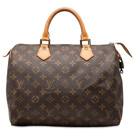 Louis Vuitton Brown Monogram Speedy 30 Braun