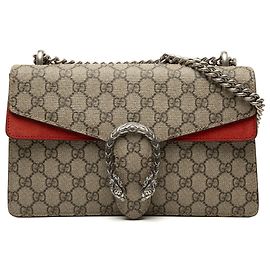 Bolsa de Ombro Gucci Dionysus Medium GG Supreme Bege Bege