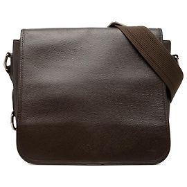 Louis Vuitton Brown Taiga Andrei Marron Marron foncé