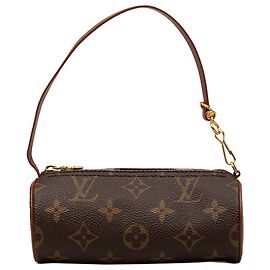 Louis Vuitton Brown Monogram Papillon Pochette Braun
