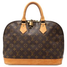 Louis Vuitton Brown Monogram Alma PM Marrom