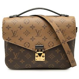 Louis Vuitton Brown Monogram Reverse Pochette Metis Brown