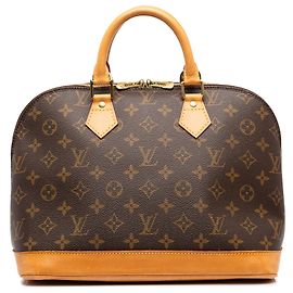Louis Vuitton Brown Monogram Alma PM Marrom