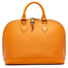 Louis Vuitton Orange Epi Alma PM Orange