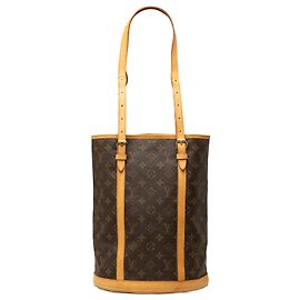 Louis Vuitton Brown Monogram Bucket GM Marron