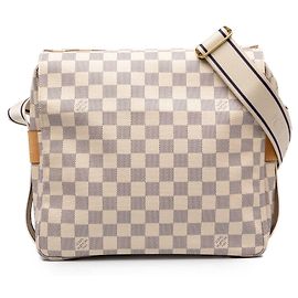 Louis Vuitton White Damier Azur Naviglio Blanco