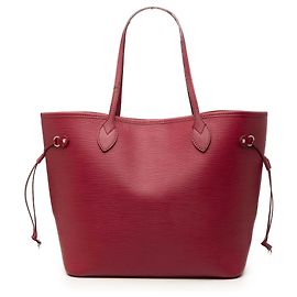 Louis Vuitton Red Epi Neverfull MM Rouge Bordeaux