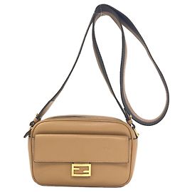 Bolsa de Ombro Fendi Baguette Marrom