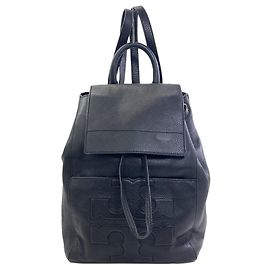 Pochete de couro Tory Burch em Black Preto
