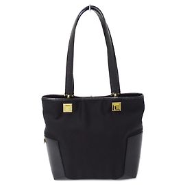 Bolso Tote Salvatore Ferragamo de nailon negro Negro