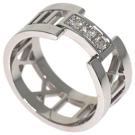 Autre Marque Tiffany & Co. Atlas Open Diamantring Andere
