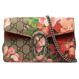 Borsa a tracolla mini Gucci GG Blooms Dionysus Flower Multicolore