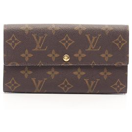 Louis Vuitton Monogram Long Wallet Brown Monogram