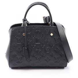 Bolso Louis Vuitton Montaigne BB Negro