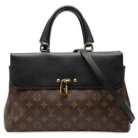 Louis Vuitton Monogram Venus Handbag Brown Black